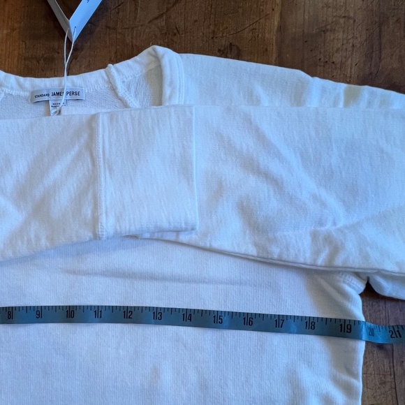 James Perse Sweatshirt, Size 2, White - NWT - Picture 8 of 9